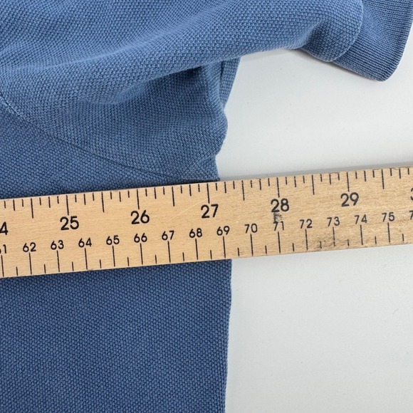 Polo Ralph Lauren Men's Blue Short Sleeve Polo Shirt XXL Orange Pony Logo - Picture 5 of 8